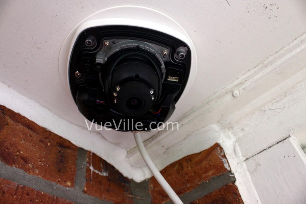 Hikvision DS-2CD2542F-IWS - Installed with dome cover off - VueVille.com