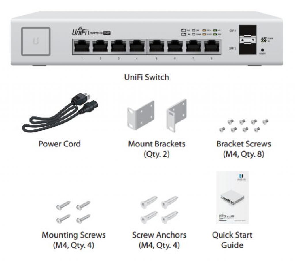 Review Ubiquiti Unifi Switch 8 Gigabit POE Switch US 8 150W VueVille