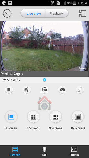 reolink argus 2 live view