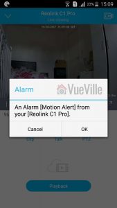 Reolink Android Mobile App Push Notification - Reolink C1 Pro Review Pan-Tilt Indoor Security Camera - VueVille