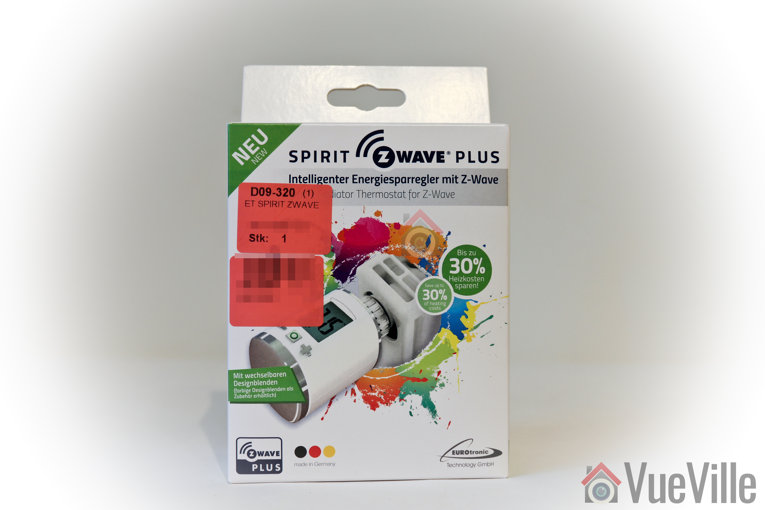 Review - Z-Wave Eurotronic Spirit Smart Radiator Thermostat - Box Front