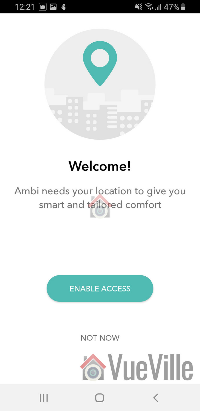 Ambi Climate Review - App Setup - VueVille
