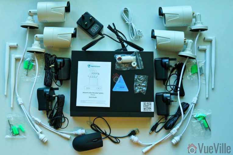 Heimvision Wireless Security Camera System (HM-241) Review - Box Contents - VueVille