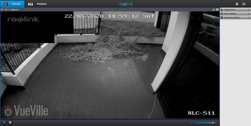 Review - Reolink RLC-511 - Web Admin 001 - VueVille