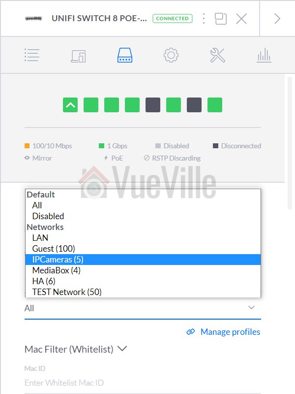 How to Group Wired PoE Security Cameras in a VLAN using Unifi Step 3 006 - VueVille