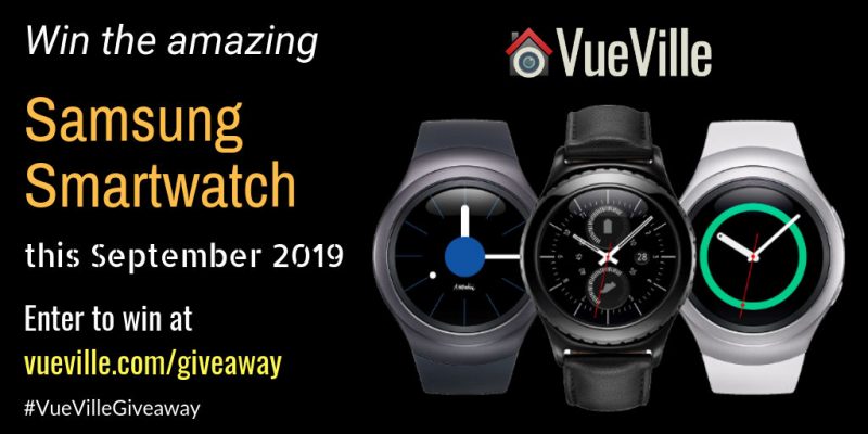 Win a Samsung Gear Smartwatch with VueVille – September 2019