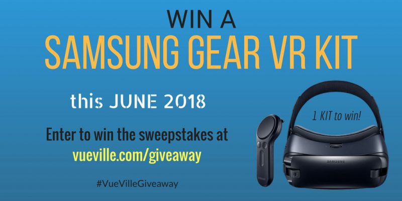 Win A Samsung Gear VR Wireless Controller Kit with VueVille – June 2018
